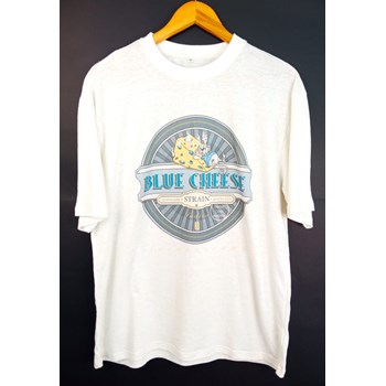Camiseta Blue Cheese Algodão Hempstee Branco Cor:Wild Sand;Tamanho:P