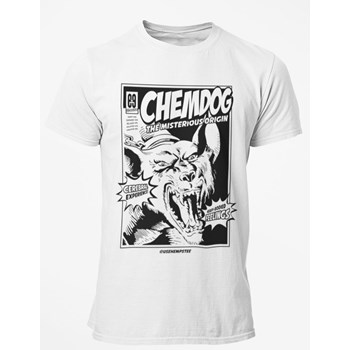 Camiseta Chemdog Algodão Hempstee Branco Cor:Wild Sand;Tamanho:P