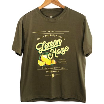 Camiseta Lemon Haze Cânhamo Hempstee Verde