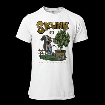 Camiseta Skunk #1 Algodão Hempstee Branco